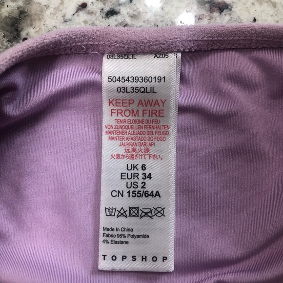 Topshop Purple Bikini Bottoms - Picture 3 of 3
